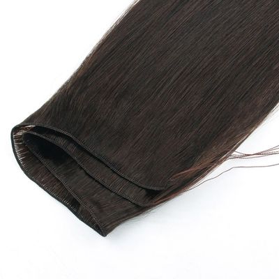 Tissu tissé à la main à double traction Grade12A Cheveux humains russes Tissu tissé à la main Extensions de cheveux