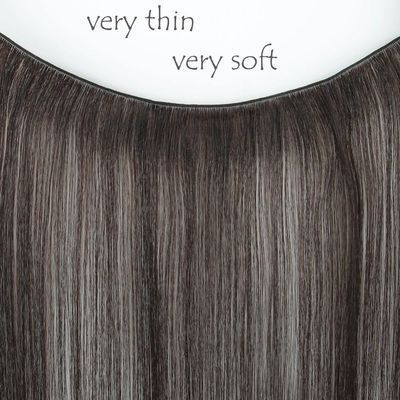 Tissu tissé à la main à double traction Grade12A Cheveux humains russes Tissu tissé à la main Extensions de cheveux