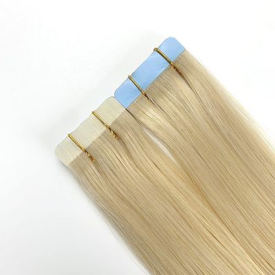 Cheveux Rémy Blonde Noir Gris Couleur Cuticule alignée Ruban brésilien dans les extensions de cheveux humains