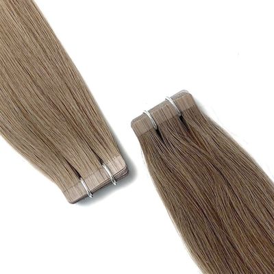 Cheveux Rémy Blonde Noir Gris Couleur Cuticule alignée Ruban brésilien dans les extensions de cheveux humains