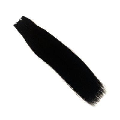 Coiffure de cheveux Rémy Cheveux européens PU Tissus de peau Extensions de cheveux humains Double dessiné PW-24268