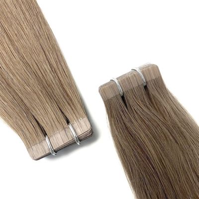 Multicolore double dessiné Virgin Remy Russe Cuticule Balayage Ruban à cheveux