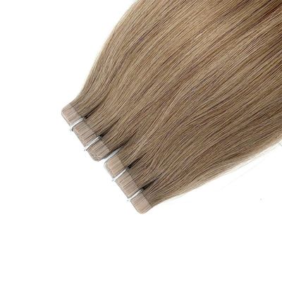 Multicolore double dessiné Virgin Remy Russe Cuticule Balayage Ruban à cheveux