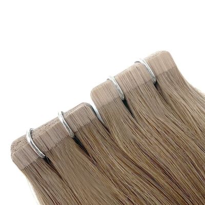 Multicolore double dessiné Virgin Remy Russe Cuticule Balayage Ruban à cheveux