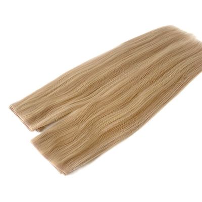 PW-24268 US Extension de tissu de peau avec trous Cuticule alignée Cheveux vierges crus Xo Tissu de trous