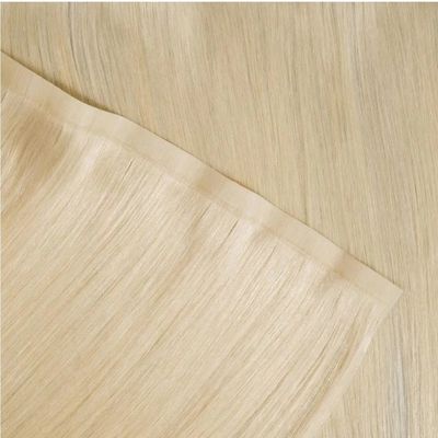 Couleur personnalisée sans couture en PU en tissus de peau Extension de cheveux humains pour les femmes et les normes de salon
