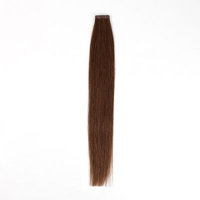 Produit capillaire aligné à cuticule complète Extensions de ruban perforé Style droit en monnaie américaine