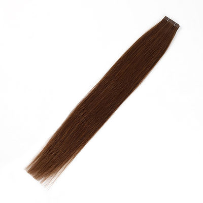 Produit capillaire aligné à cuticule complète Extensions de ruban perforé Style droit en monnaie américaine
