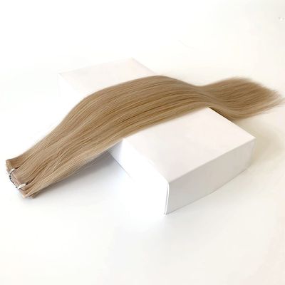 Remy Hair Dyeable PU Skin Weft /Tape Weft Extension avec bande de surbrillance dans les extensions de cheveux