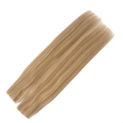 Remy Hair Dyeable PU Skin Weft /Tape Weft Extension avec bande de surbrillance dans les extensions de cheveux