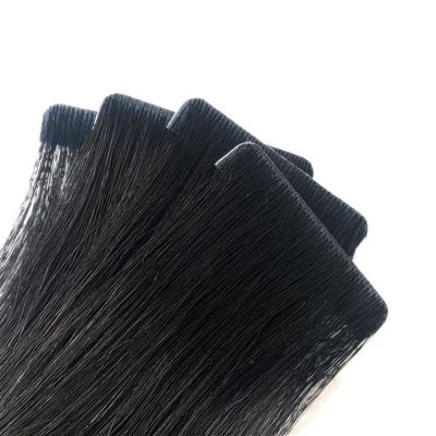 Peinture 100% cheveux humains Remy 1b naturel brut Double bande vierge invisible dans les cheveux