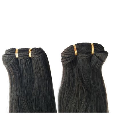 Tissus de cheveux indiens vierges et couleur noire naturelle avec un poids brut de 0,300 kg