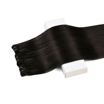Tissus de cheveux indiens vierges et couleur noire naturelle avec un poids brut de 0,300 kg