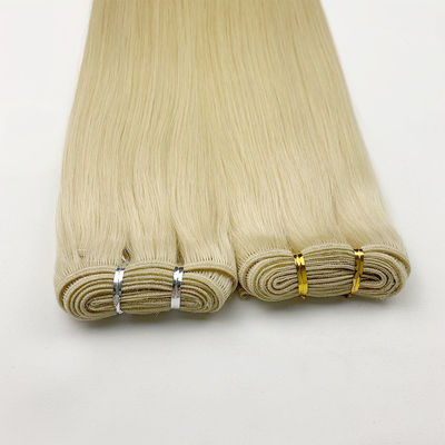 Coupe de cheveux à double traction en tissu russe Remy Extensions de cheveux Styling droit Pas de perte