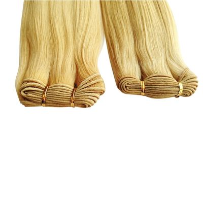 Coupe de cheveux à double traction en tissu russe Remy Extensions de cheveux Styling droit Pas de perte