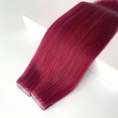 Coupe de cheveux humain à double dessin russe
