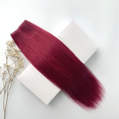 Coupe de cheveux humain à double dessin russe
