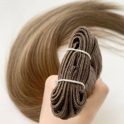 Paiement complet Extensions de tresses de cheveux brésiliennes Rémy Cheveux humains Tresses droites Couleur teinte