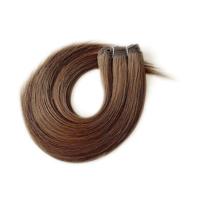 Paiement complet Extensions de tresses de cheveux brésiliennes Rémy Cheveux humains Tresses droites Couleur teinte