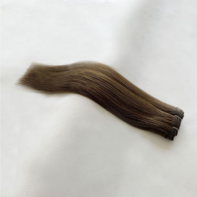 Paiement complet Extensions de tresses de cheveux brésiliennes Rémy Cheveux humains Tresses droites Couleur teinte
