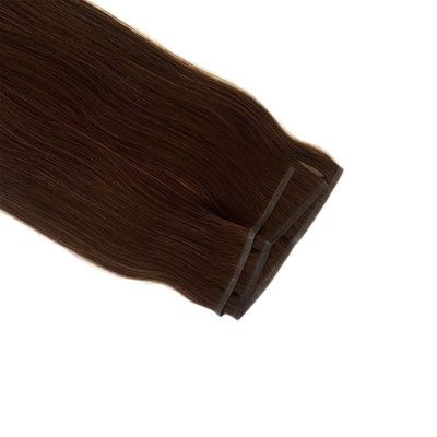 Multicolore Remy Extensions de cheveux 100% péruvienne Tissus plat Cheveux humains avec tissus PU de peau