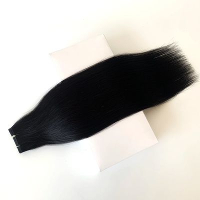 Coupe à double dessin Blonde peau vierge européenne Tissus de cheveux humains Peau sans couture Cheveux brésiliens