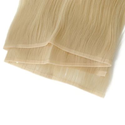 Petit trou PU bande sans couture cheveux tissus de la peau double prolongations dessinées 50 cm Taille du paquet