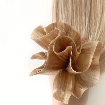Extensions de cheveux bruts 100% cheveux humains en PU à double traction tissus de peau en PU invisible tissus de cheveux en PU