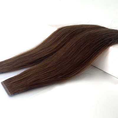 Tape brute réutilisable vietnamienne Remy Extensions de cheveux humains européens Réutilisable en monnaie américaine