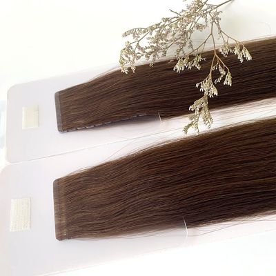 Tape brute réutilisable vietnamienne Remy Extensions de cheveux humains européens Réutilisable en monnaie américaine