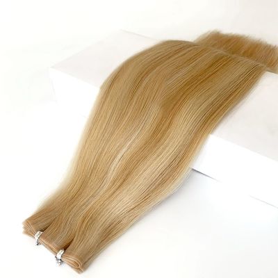 Cheveux humains PU tissus de peau en couleur Muti pour l'emballage Taille 50.00cm * 8.00cm * 3.00cm