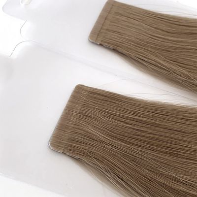 200 paquets/carte de carton en bande double sans couture dans les extensions capillaires pour les cheveux bruts non traités
