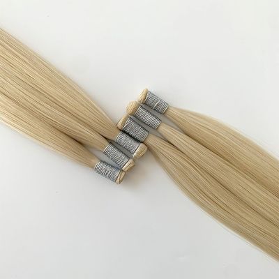 Double dessiné Blonde Genius Tissus Extensions de cheveux humains Pas de problème 30 jours Retour remboursement