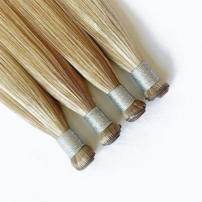 Double dessiné Blonde Genius Tissus Extensions de cheveux humains Pas de problème 30 jours Retour remboursement