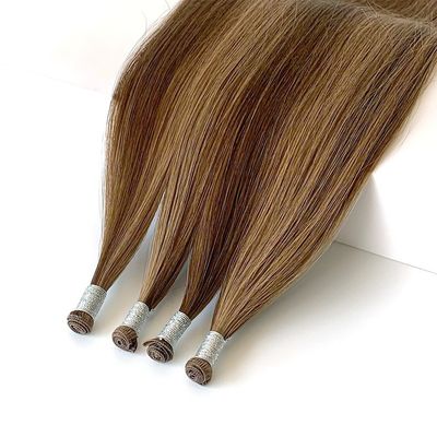 100% cheveux humains vierges tissus droits coupés alignés cheveux péruviens génial tissus