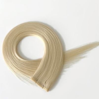 100 g/ emballage Coiffure Muti-Colour Remy Cheveux humains à tissu plat à double trame Cheveux bruts
