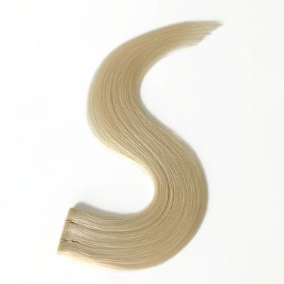 Tissu plat-231010 Poignées de cheveux humains Vierges extensions de tissu plat pour vos besoins