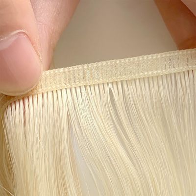 Tissu plat-231010 Poignées de cheveux humains Vierges extensions de tissu plat pour vos besoins