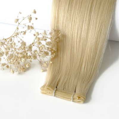 Tissu plat-231010 Poignées de cheveux humains Vierges extensions de tissu plat pour vos besoins