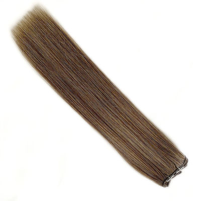 Personnalisation de 24 pouces mince douce lumière sans couture Remy 12A Grade Extensions de cheveux en trame