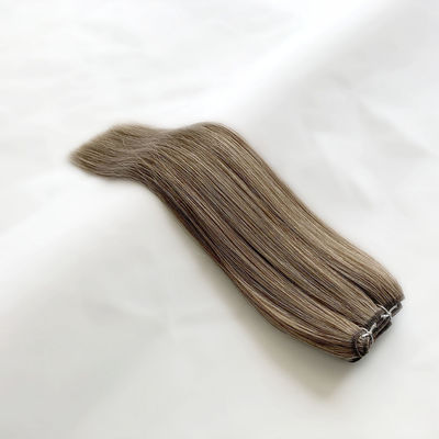 Personnalisation de 24 pouces mince douce lumière sans couture Remy 12A Grade Extensions de cheveux en trame