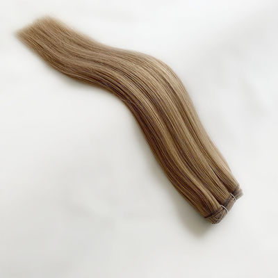 Rémy Human European Weft Extensions de cheveux 13A Double séquence de cheveux russes