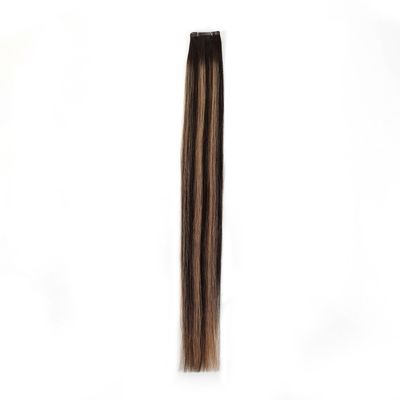 Couleur muti naturelle et étanche, double face, tissus de peau, poils humains, extensions de cheveux en PU