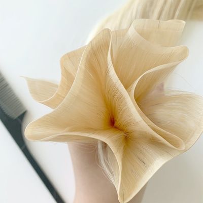 Coiffure de la peau sans couture à double cuticule alignée