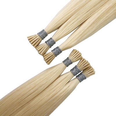 Extenssions de cheveux à U-tip et à I-tip pré-liées à l'aide d'un procédé italien à double dessin
