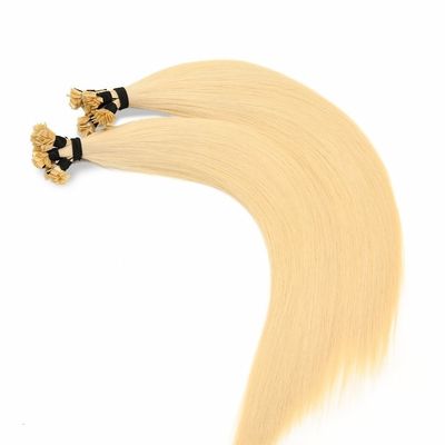 100% d'extensions de cheveux humains en bonne santé Cuticule alignée Cheveux à pointe plate Cheveux 1 g/fil