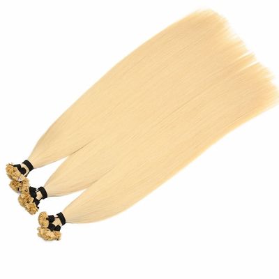 100% d'extensions de cheveux humains en bonne santé Cuticule alignée Cheveux à pointe plate Cheveux 1 g/fil