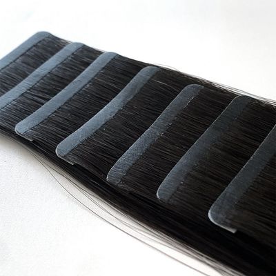 3 mois Rubans de vie Cheveux humains Extensions de cheveux russes Cuticule alignée Double ruban