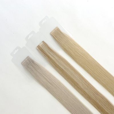 Couleur blonde sans couture Slim Tape Extensions de cheveux pour les femmes teinture teinture à l'intérieur US