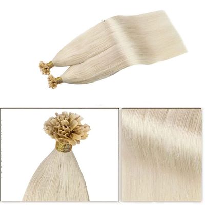 Les extensions de cheveux humains italiennes pré-liées à double tirage I Tip U Tip de qualité professionnelle
